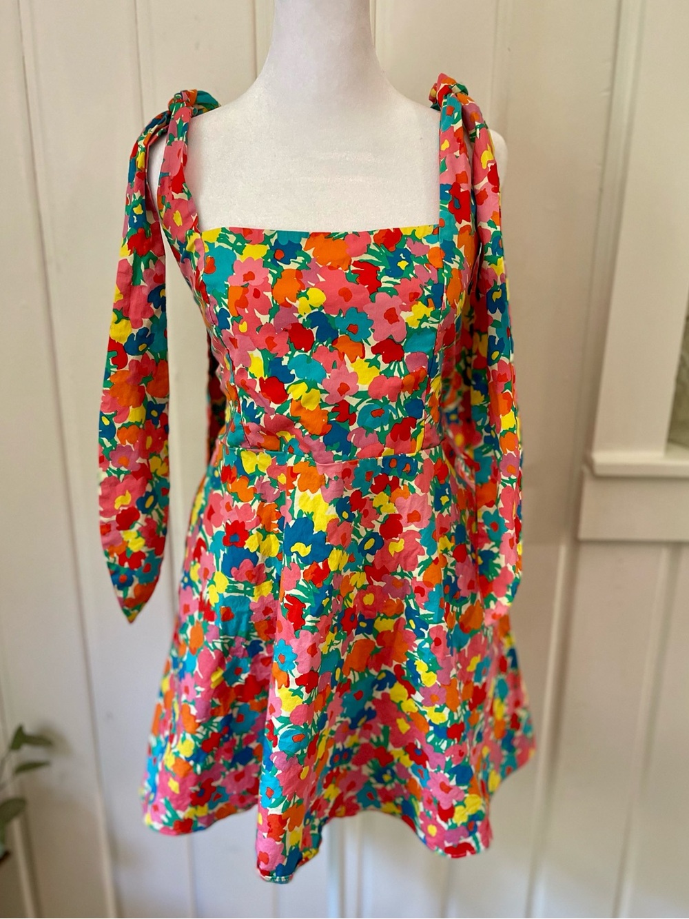 Show Me Your Mumu Colorful Floral Mini Dress